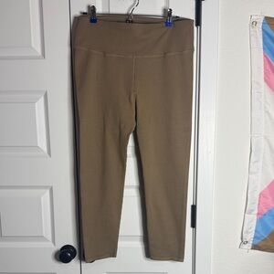 Good American Ribbed Tan Leggings